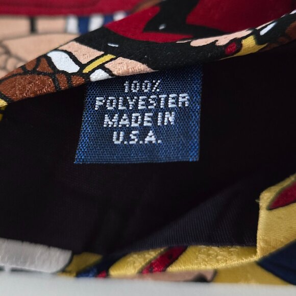 Charlie Brown and Gang Dress Tie Men's Cartoon Comic Characters Retro Snoopy - Picture 6 of 6